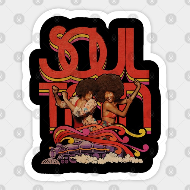 RETRO - SOUL TRAIN- DANCE TIMES Sticker by dwimuksin99